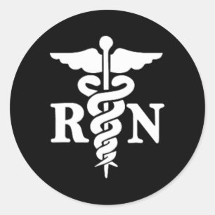 Registered Nurse Healthcare Hospital Nurse - Rn Classic Round Sticker