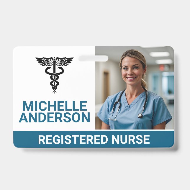 Registered Nurse | Hospital ID Badge (Front)