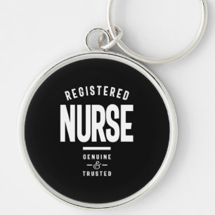 Registered Nurse Job Title Gift Key Ring
