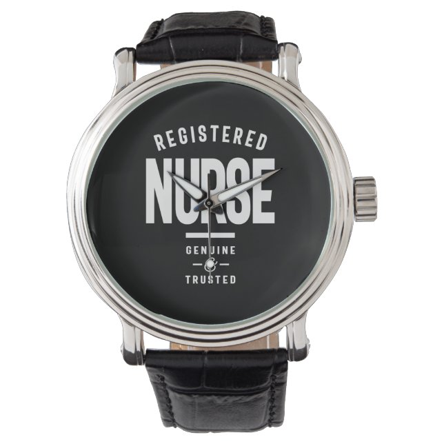 Registered Nurse Job Title Gift Watch (Front)