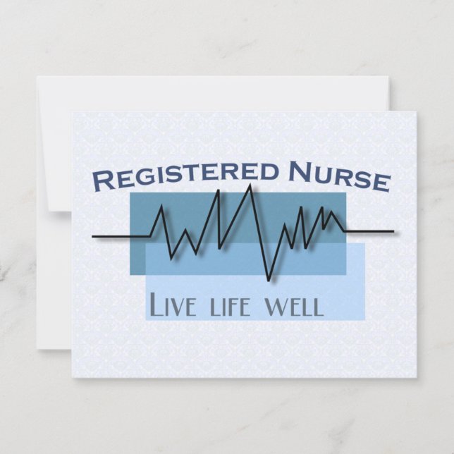 Registered Nurse Live Life Well Personalised (Front)