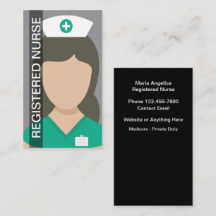 Registered Nurse Medical Business Cards