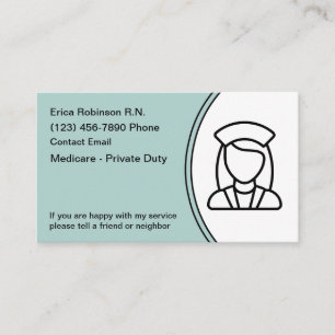 Registered Nurse Medical Business Cards