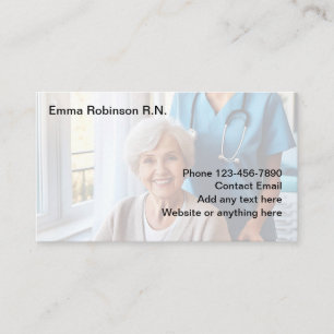 Registered Nurse Medical Business Cards