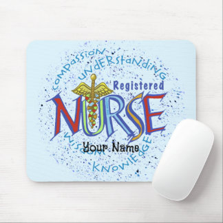 Registered Nurse Motto Mouse Mat