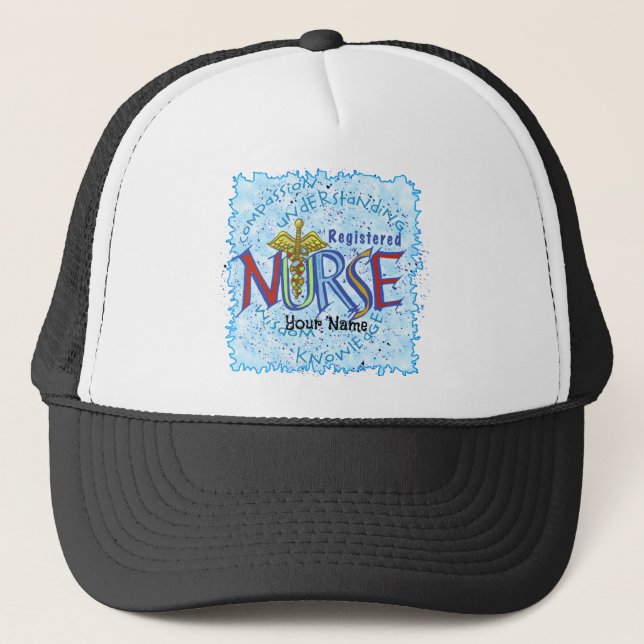 Registered Nurse Motto Trucker Hat (Front)
