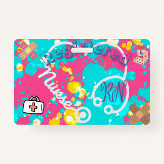 Registered Nurse Name Badge ID Badge