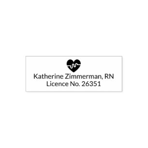 Registered Nurse Professional Self-inking Stamp