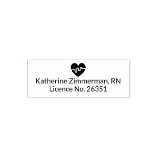 Registered Nurse Professional Self-inking Stamp