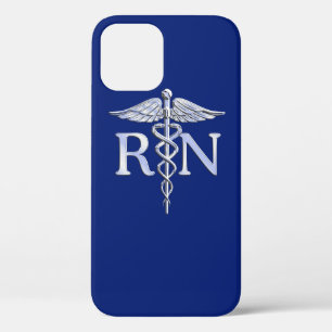Registered Nurse RN Caduceus Design iPhone 12 Case