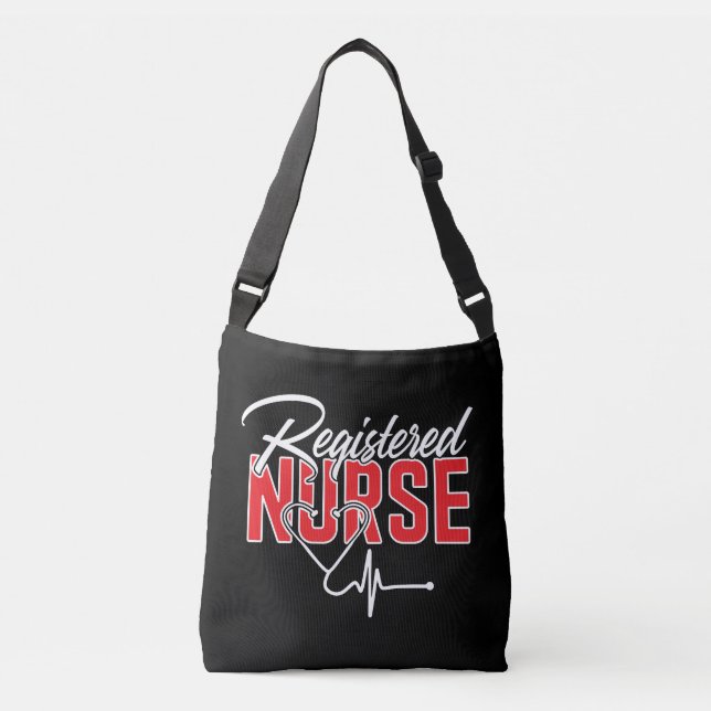 Registered Nurse RN Crossbody Bag (Front)