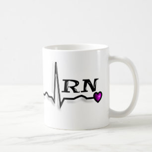 Registered Nurse "RN" Gifts QRS Design Coffee Mug