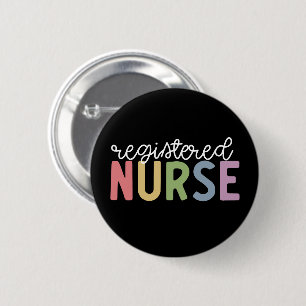 Registered Nurse RN Nurse Graduation 6 Cm Round Badge