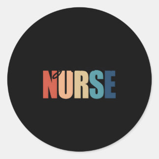 Registered Nurse Rn Nursing Classic Round Sticker