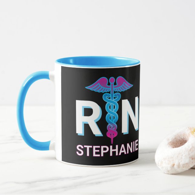 Registered Nurse RN Port Authority® Backpack Mug (With Donut)