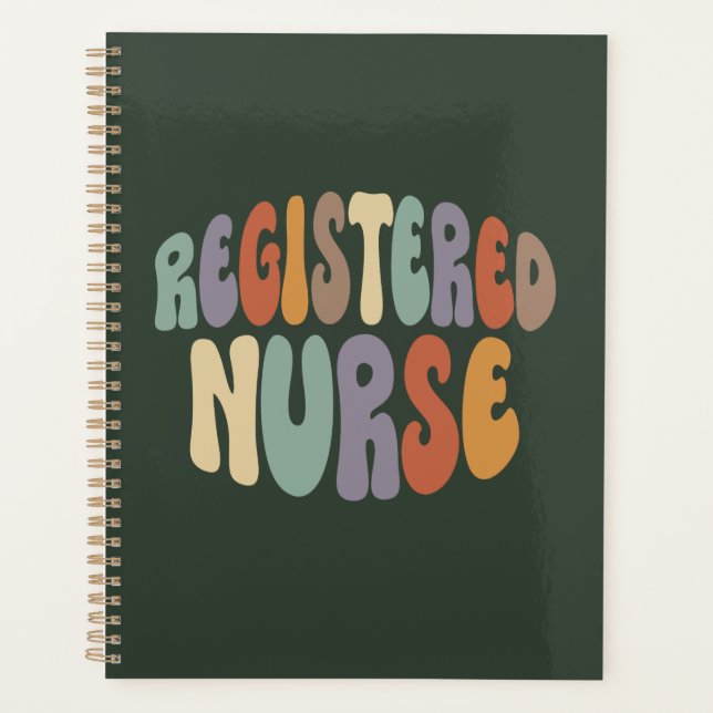 Registered Nurse RN Proud Career Profession Planner (Front)