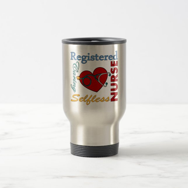 Registered Nurse - RN Travel Mug (Center)