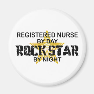 Registered Nurse Rock Star by Night Magnet