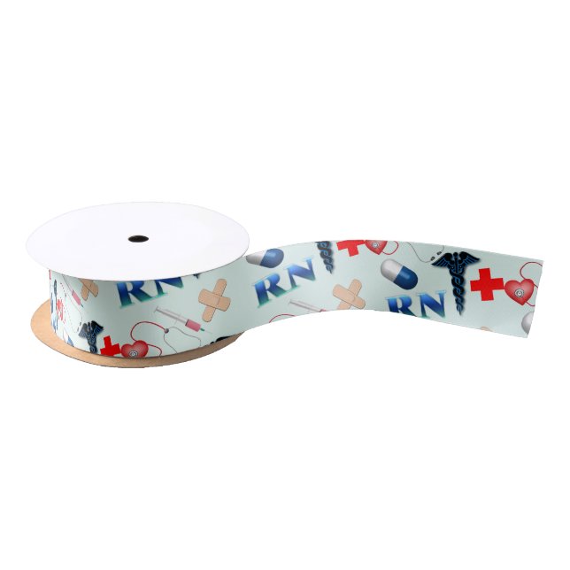 Registered Nurse Satin Ribbon (Spool)