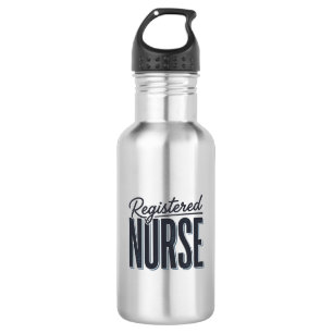 Registered Nurse Script Typography Vector Design_1 532 Ml Water Bottle
