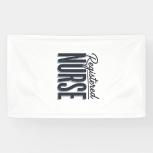 Registered Nurse Script Typography Vector Design_1 Banner