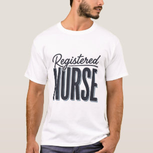 Registered Nurse Script Typography Vector Design_1 T-Shirt
