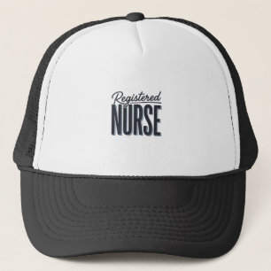 Registered Nurse Script Typography Vector Design_1 Trucker Hat