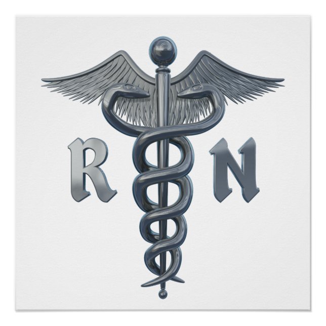 Registered Nurse Symbol Poster (Front)