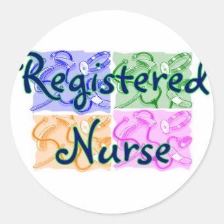 Registered Nurse T-Shirts & Gifts--Unique items Classic Round Sticker