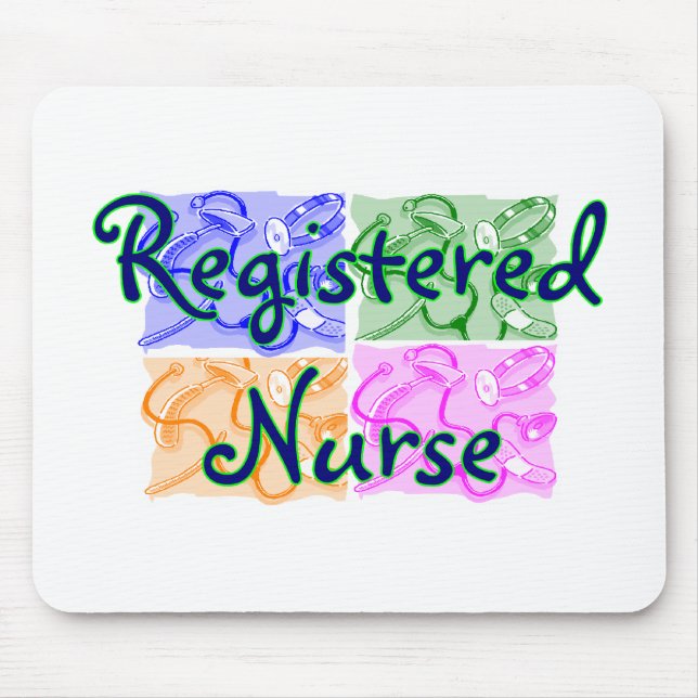 Registered Nurse T-Shirts & Gifts--Unique items Mouse Mat (Front)