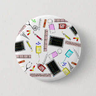 Registered Nurse Tools 6 Cm Round Badge