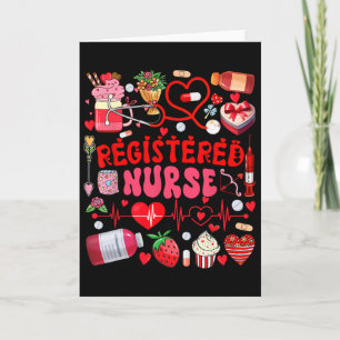 Registered Nurse Valentine's Day Nurse Tools Cute  Card