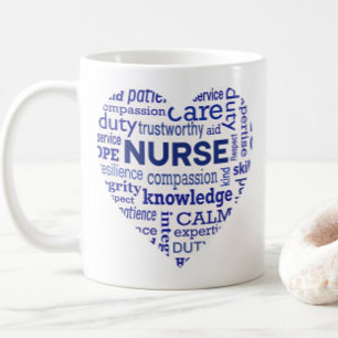 Registered Nurse Values Heart Appreciation Coffee Mug