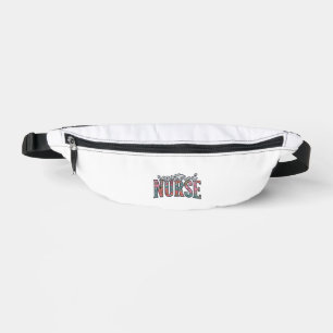 Registered Nurse Vintage Floral Typography Shirt D Bum Bags