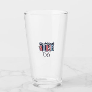 Registered Nurse Vintage Vector Shirt Design_1 Glass