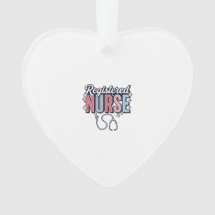 Registered Nurse Vintage Vector Shirt Design_1 Ornament