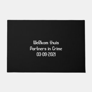 Registered partnership home idea gift doormat