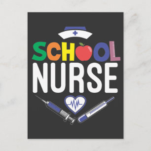 Registered School Nurse Best Medical Employee Postcard