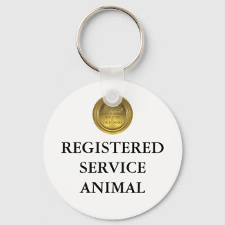 Registered Service Animal Tag or Keychain