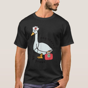 Registered Silly Goose Nurse Stethoscope Nursing F T-Shirt