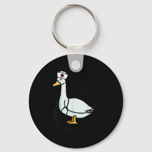 Registered Silly Goose Rn Nurse Stethoscope Nursin Key Ring