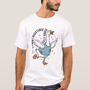 Registered Silly Goose Vintage Vector Shirt Design