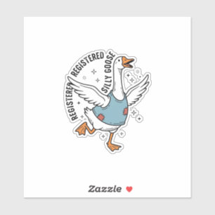 Registered Silly Goose Vintage Vector Shirt Design