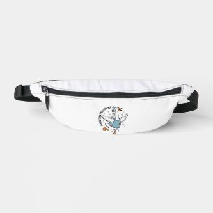 Registered Silly Goose Vintage Vector Shirt Design Bum Bags