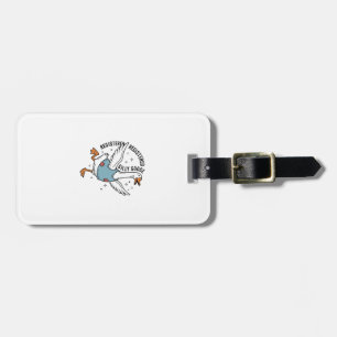 Registered Silly Goose Vintage Vector Shirt Design Luggage Tag