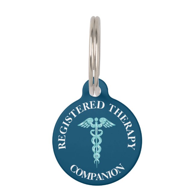 Registered therapy companion pet | DIY Tag (Front)