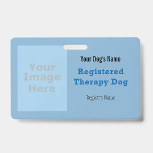 Registered Therapy Dog Badge ID Badge