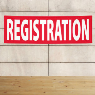 Registration Banner for Event or Conference