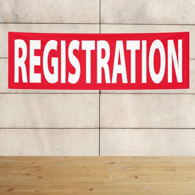 Registration Banner for Event or Conference (Creator Uploaded)