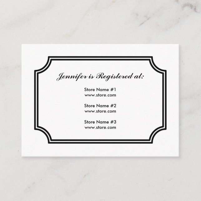 Registry Card with Mediaeval Cross Pattern (Front)